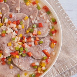Lengua a la vinagreta