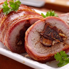 Carré de cerdo relleno