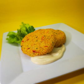 Milanesa de calabaza napolitana