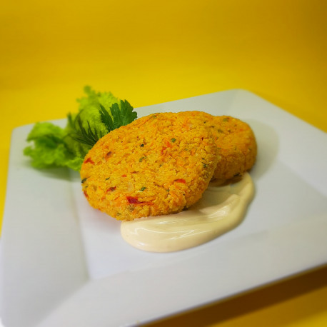 Milanesa de calabaza napolitana